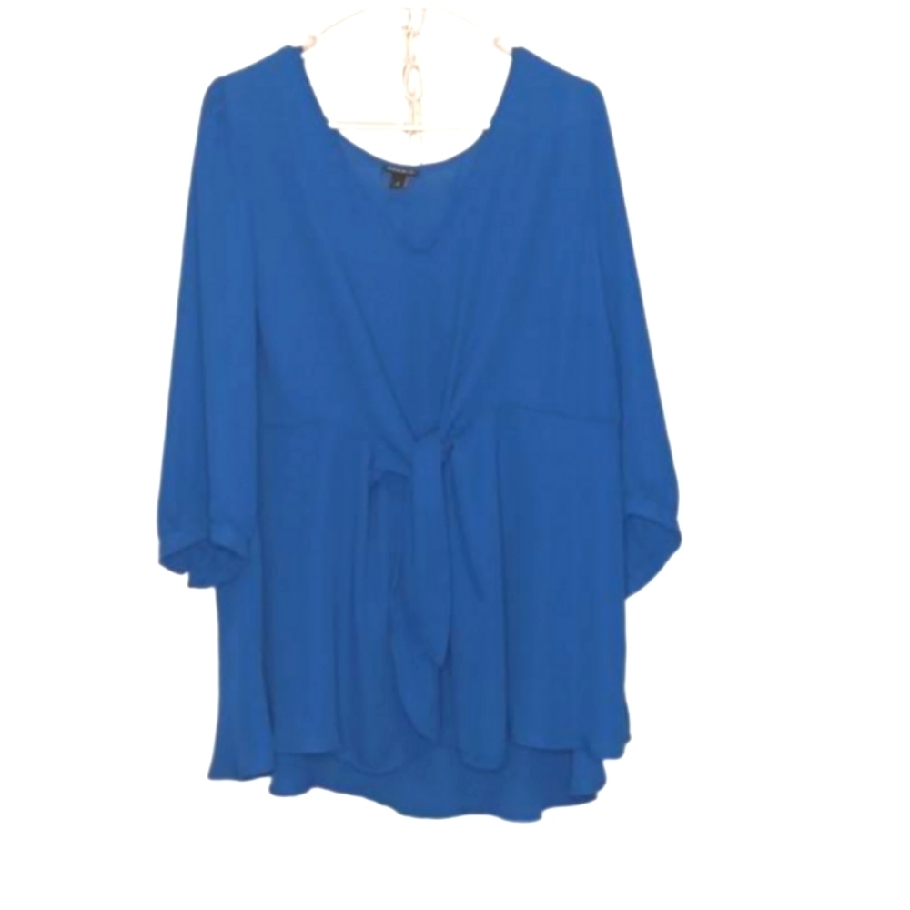 Womens Torrid Georgette Front Tie Blouse Size 3x